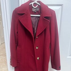 Anne Klein Coat with Patterned Lining like new size 2
